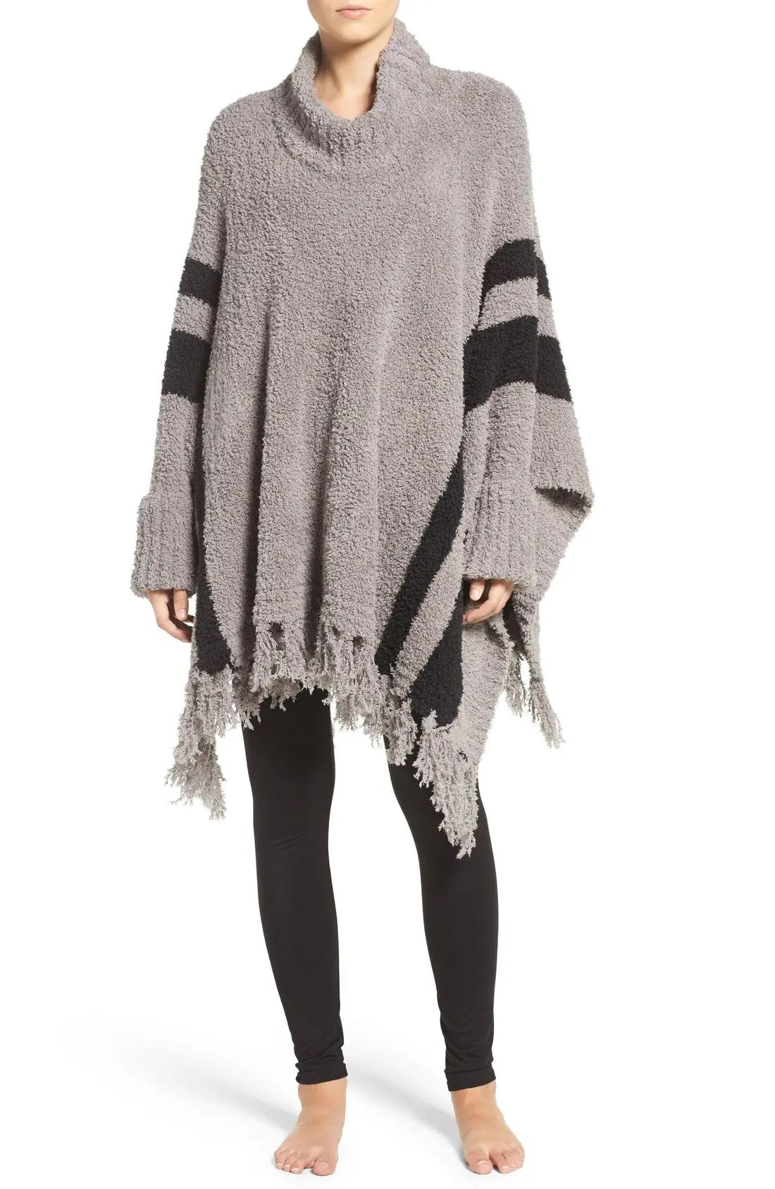 'Cozy Chic<sup>®</sup> Beach' Fringe Lounge Poncho | Nordstrom