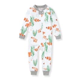 Swimming Clown Fish Organic Snug Fit Pajamas - 3 Toddler | Burts Bees Baby