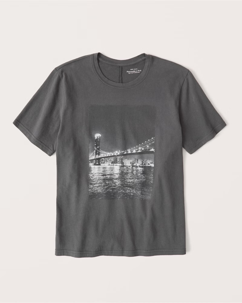 Graphic Crew Tee | Abercrombie & Fitch (US)