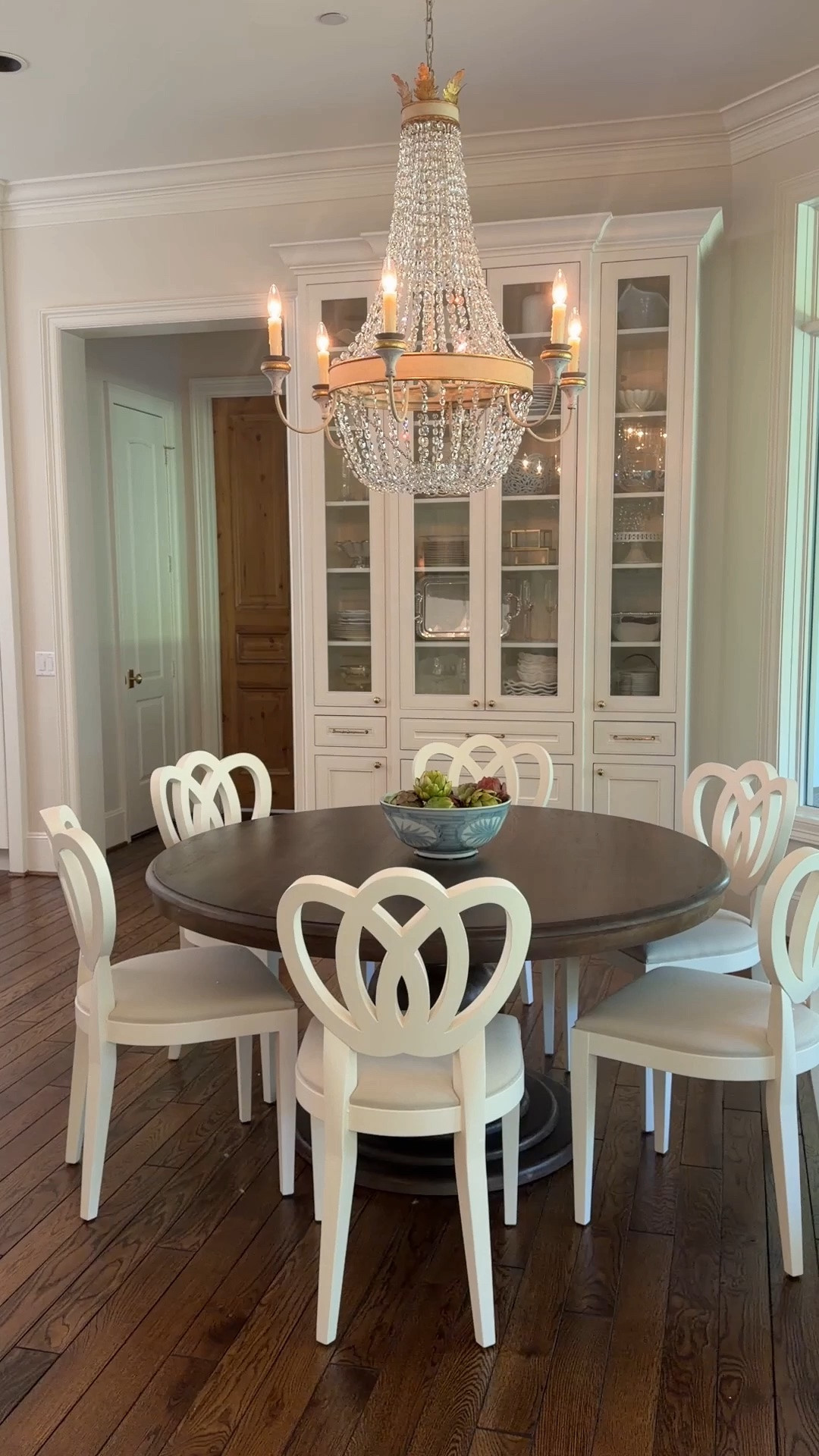 New dining chairs, and dining table! Love this chandelier is so beautiful in person ￼

#LTKootd #LTKSeasonal #LTKHome