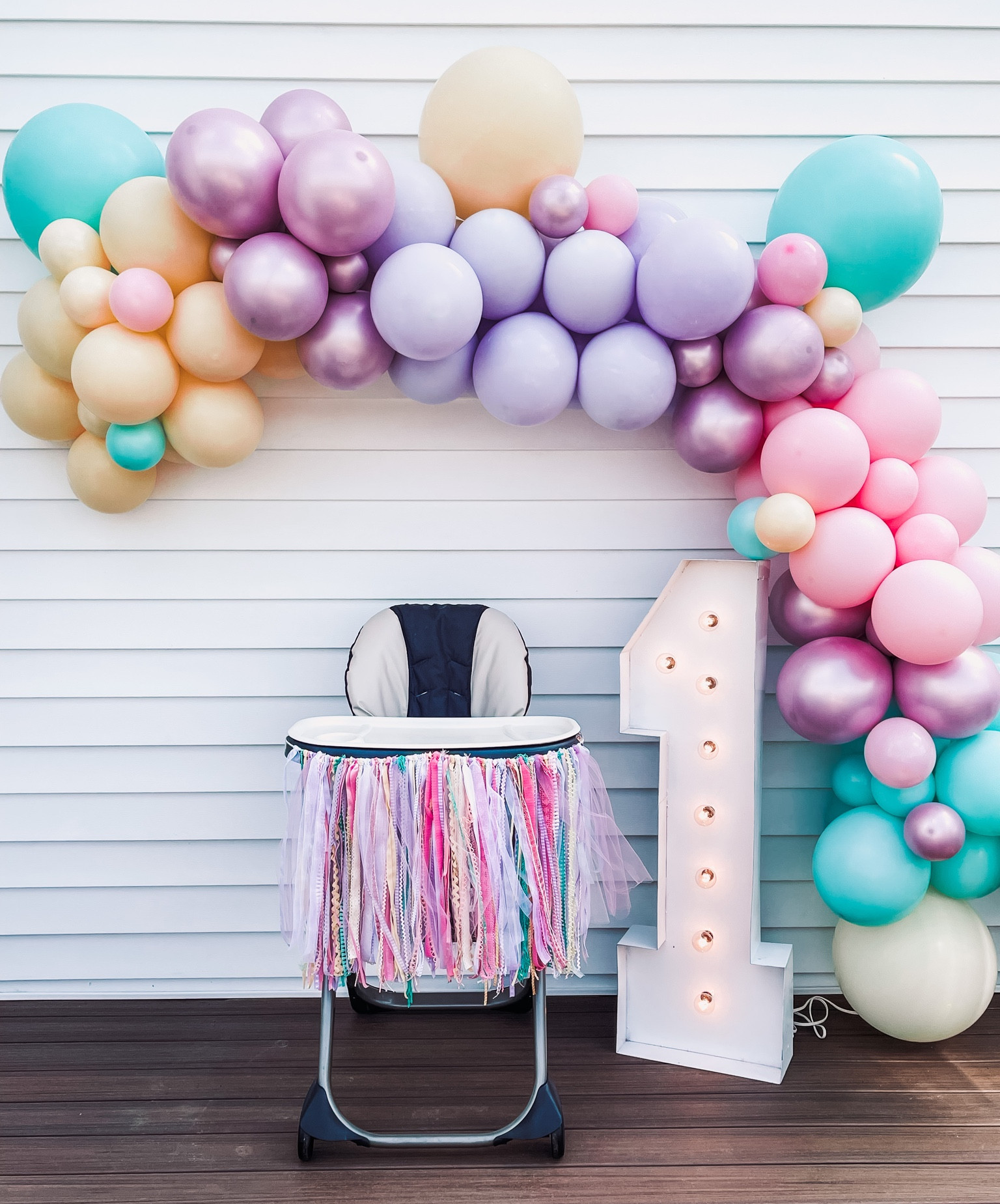 perfect spring/summer balloon garland for your next party #birthday #decor #partydecor

#LTKhome #LTKkids