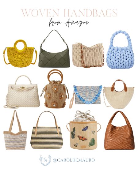 Here are some cute woven handbags that will go well with your spring and summer outfits! Perfect for your next beach vacation!
#springstyle #cuteaccessories #fashionfinds #wardrobeupgrade