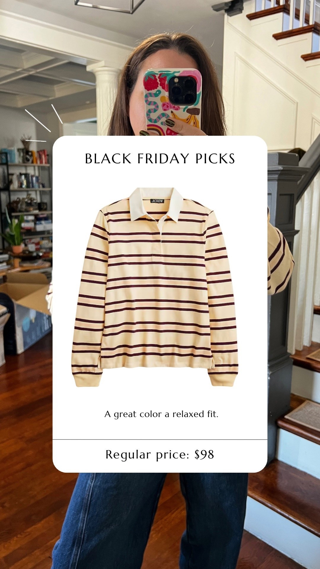 Stripe polo. Yellow stripes. Polo. Rugby. Jcrew rugby. Jcrew polo 

#LTKCyberWeek #LTKFindsUnder50 #LTKSaleAlert