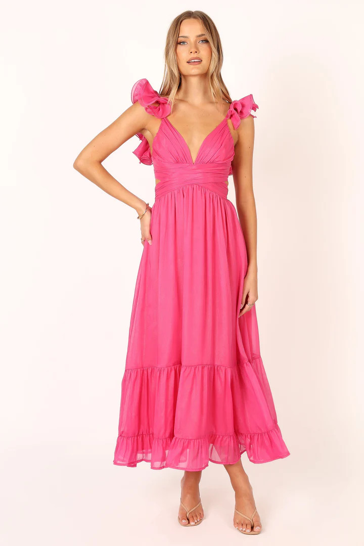 Bonito Midi Dress - Berry | Petal & Pup (US)