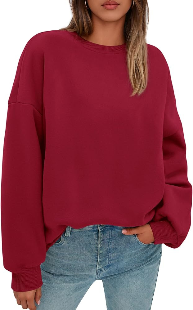 PRETTYGARDEN Womens Oversized Crewneck Sweatshirt | Amazon (US)