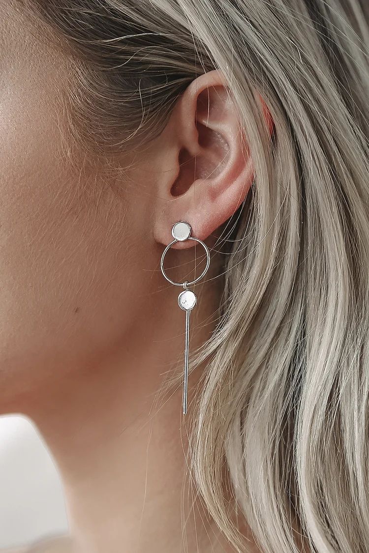 Good Future Silver Drop Earrings | Lulus (US)