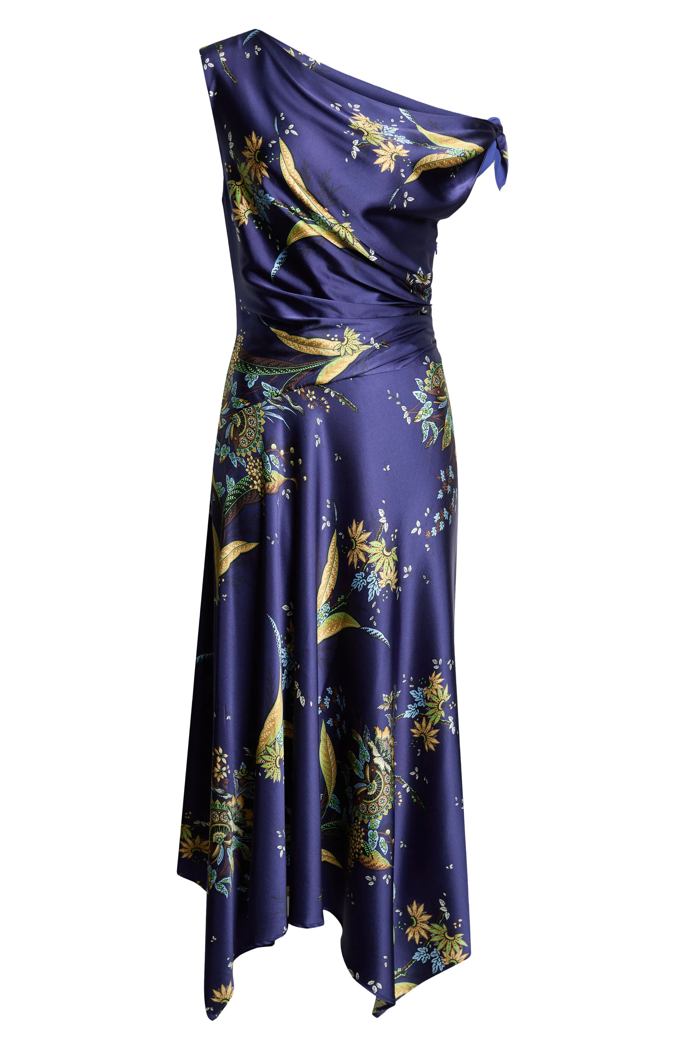 Portia One-Shoulder Silk Maxi Dress (Women) | Nordstrom | Nordstrom