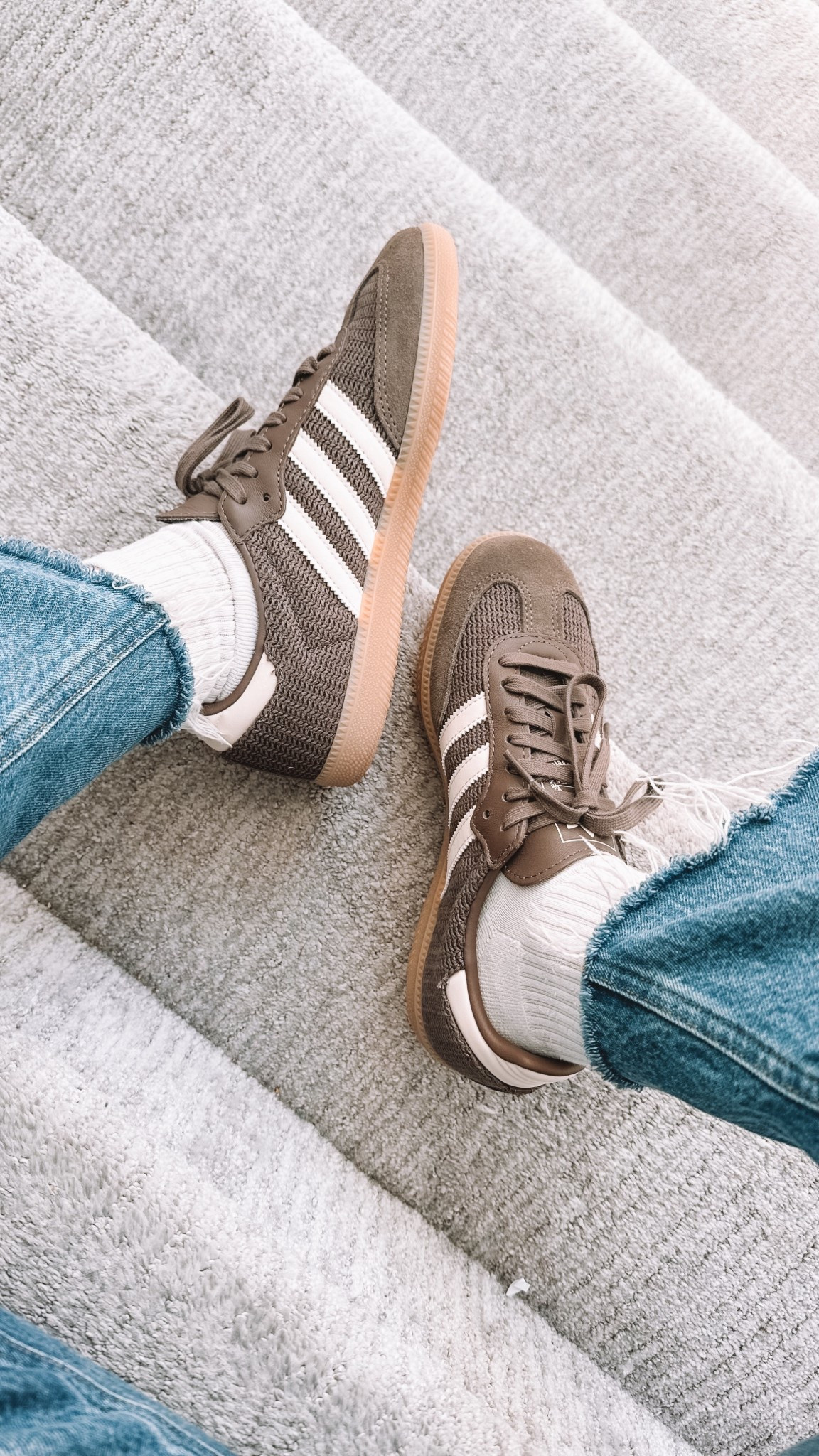 Brown adidas for fall with the most beautiful texture! I sized up 1/2 size

#LTKShoeCrush #LTKStyleTip #LTKFallSale