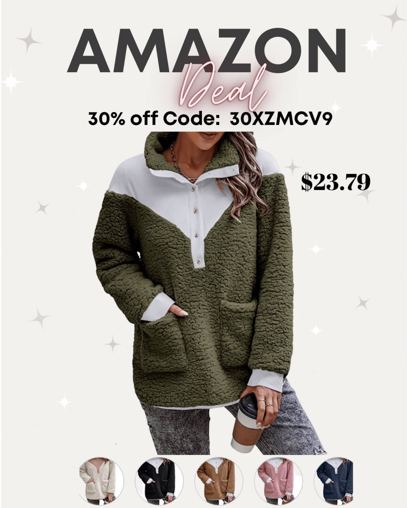 Amazon fleece pullover on deal use code: 30XZMCV9 for 30% off








Midsize fashion, winter fashion, fall fashion, Sherpa, fall outfit, casual style

#LTKcurves #LTKunder50 #LTKSeasonal