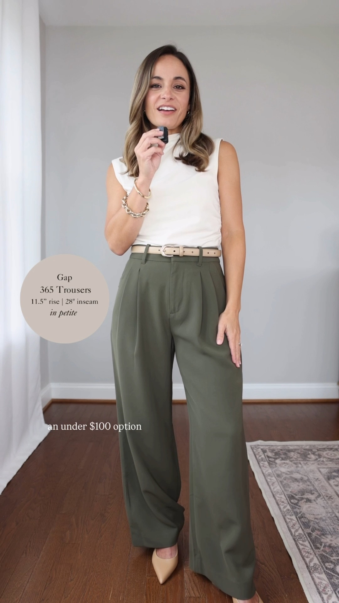 The 365 Trousers are also on sale this weekend (20% off). 

These are true to size for me with a generous wide leg. 11.5” rise / 28” inseam in petite. 

Pants: petite 00
Top: xs 

I will also link the low rise option that has a 9.5” rise

#LTKPetite #LTKSaleAlert