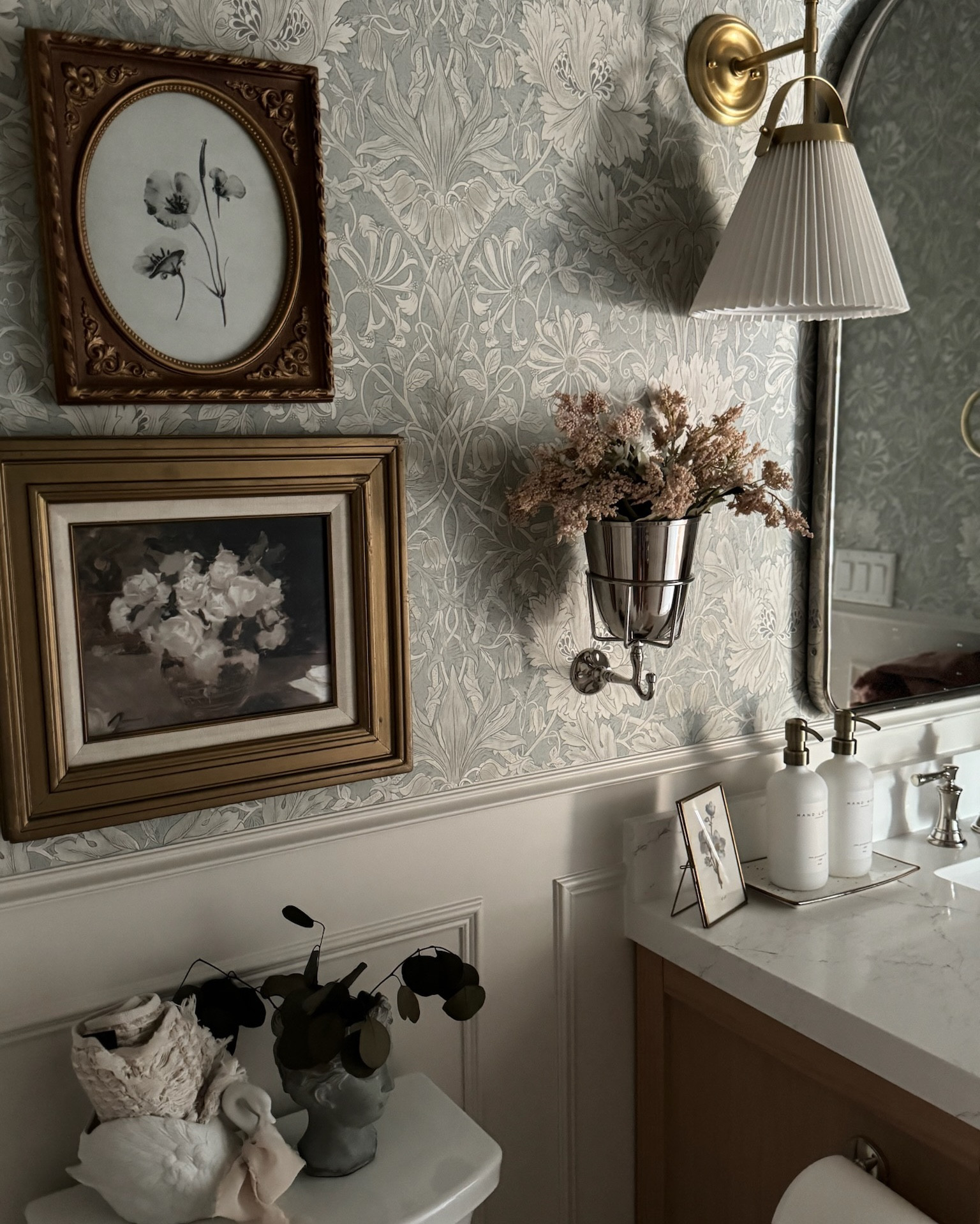 The sweetest little touch to the girls bathroom! I love the floral addition, and the hook is functional too for towels! 

#LTKStyleTip #LTKHome