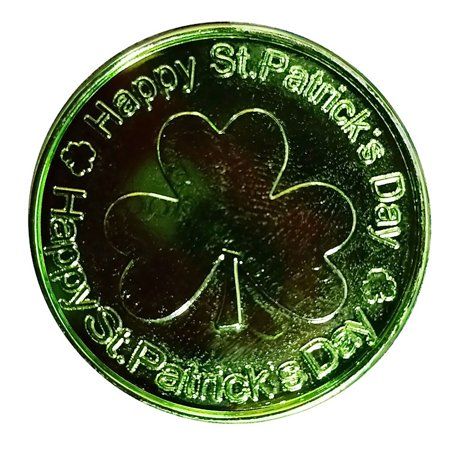 Irish Coin Green St. Patrick s Day Toy Coin Green Gold Coin Children s Adult Gift Souvenir | Walmart (US)