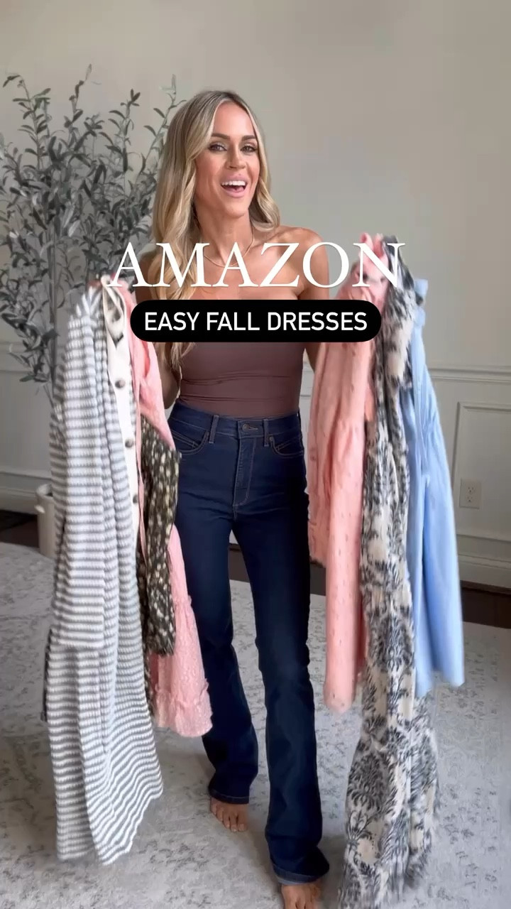 Amazon easy dresses for fall! Easy to throw on and go - wearing smallest size in each!



Maxi dress
Knee high boots
Family photos dress


#LTKStyleTip #LTKOver40 #LTKFindsUnder50