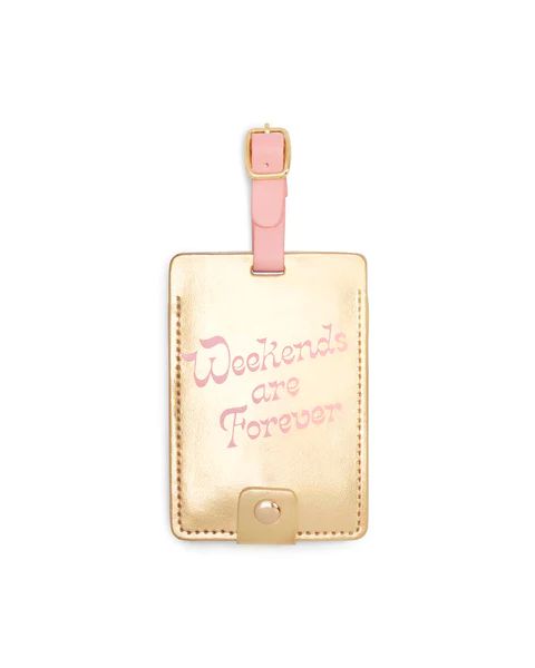 Getaway Luggage Tag - Weekends Are Forever | ban.do