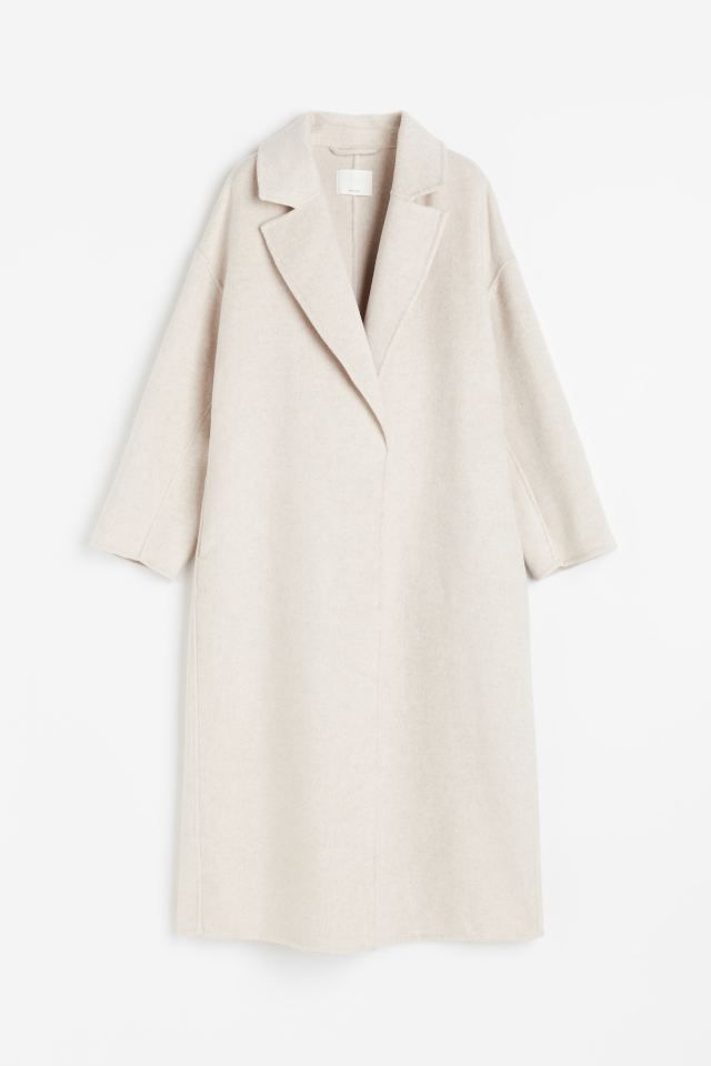 Wool-blend Coat - Dark brown - Ladies | H&M US | H&M (US + CA)