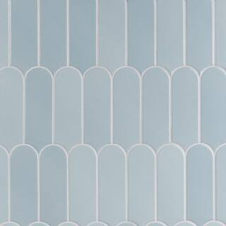Aerial Blue 2.83 in. x 7.67 in. Polished Ceramic Wall Tile (5.15 sq. ft./Case) | The Home Depot