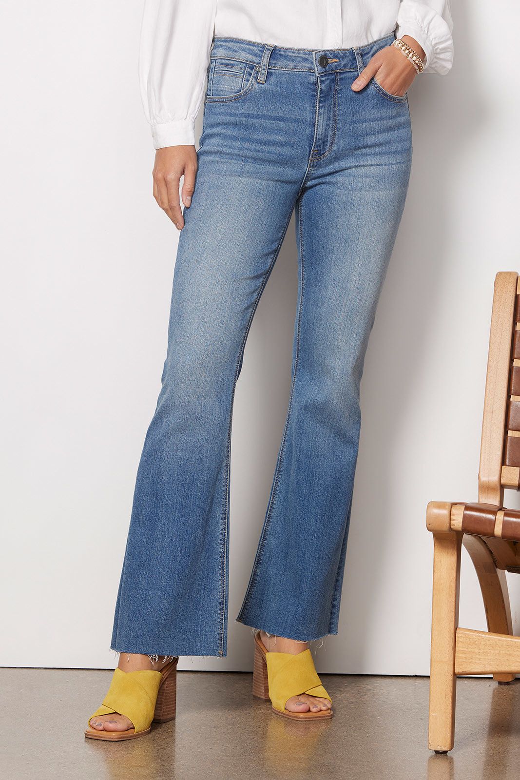 KUT FROM THE KLOTH Stella Flare Jean | EVEREVE | Evereve