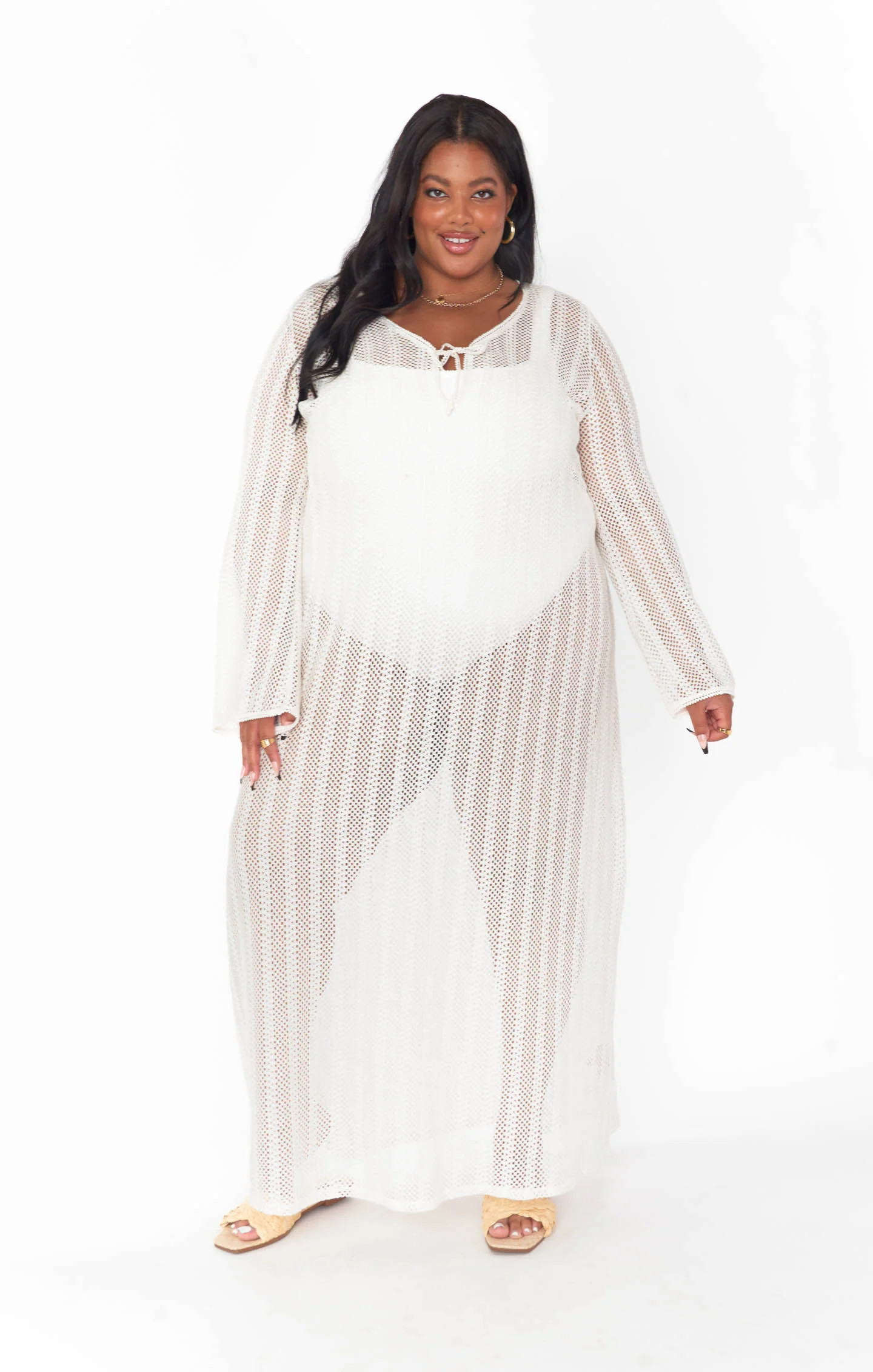 Vacay Coverup ~ White Crochet | Show Me Your Mumu