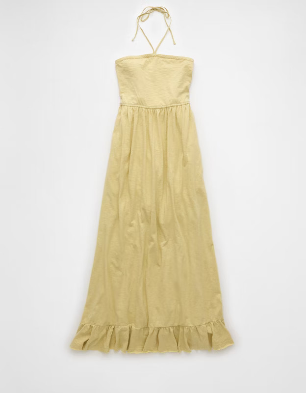 AE Sunchaser Knit Convertible Strap Midi Dress | American Eagle Outfitters (US & CA)