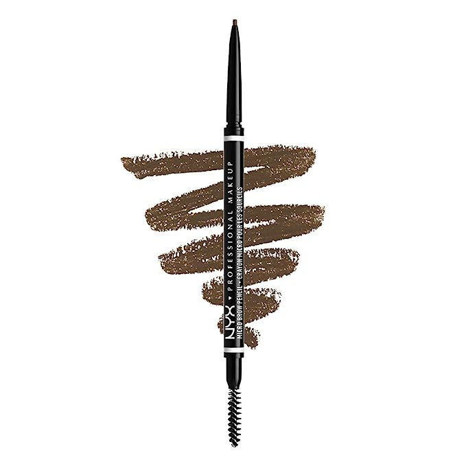 NYX PROFESSIONAL MAKEUP Micro Brow Pencil, Eyebrow Pencil - Ash Brown | Amazon (US)