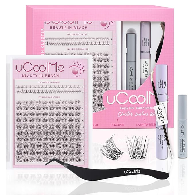 Venus Lash Clusters Kit 8-16mm with 5-6mm Bottom Lashes Wispy Natural Eyelash Clusters Kit D Curl... | Amazon (US)
