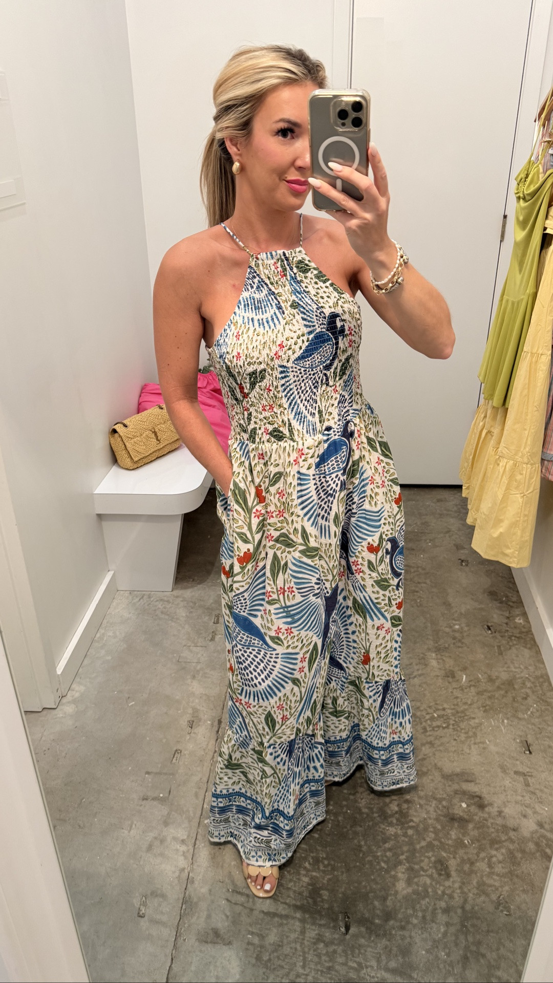 The print & style of this maxi dress is everything!  Wearing size small! Use code KRISTY15 for 15% off your order. 

#tropicalmaxidress #maxidress #summerstyle #resortstyle #vacationstyle

#LTKootd #LTKOver40