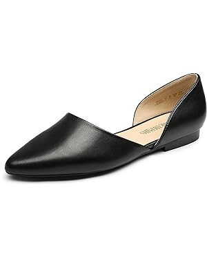 DREAM PAIRS Women's Elegant Dressy Flats Shoes Pointed Toe Casual Comfort Slip on Walking Flats f... | Amazon (US)