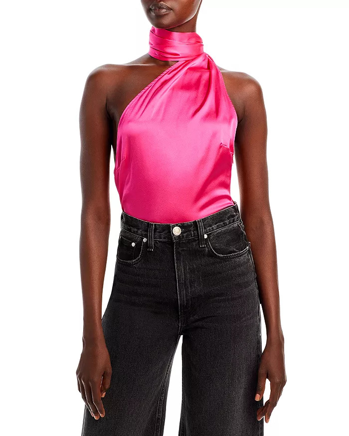 Omni Stretch Silk Halter Top | Bloomingdale's (US)