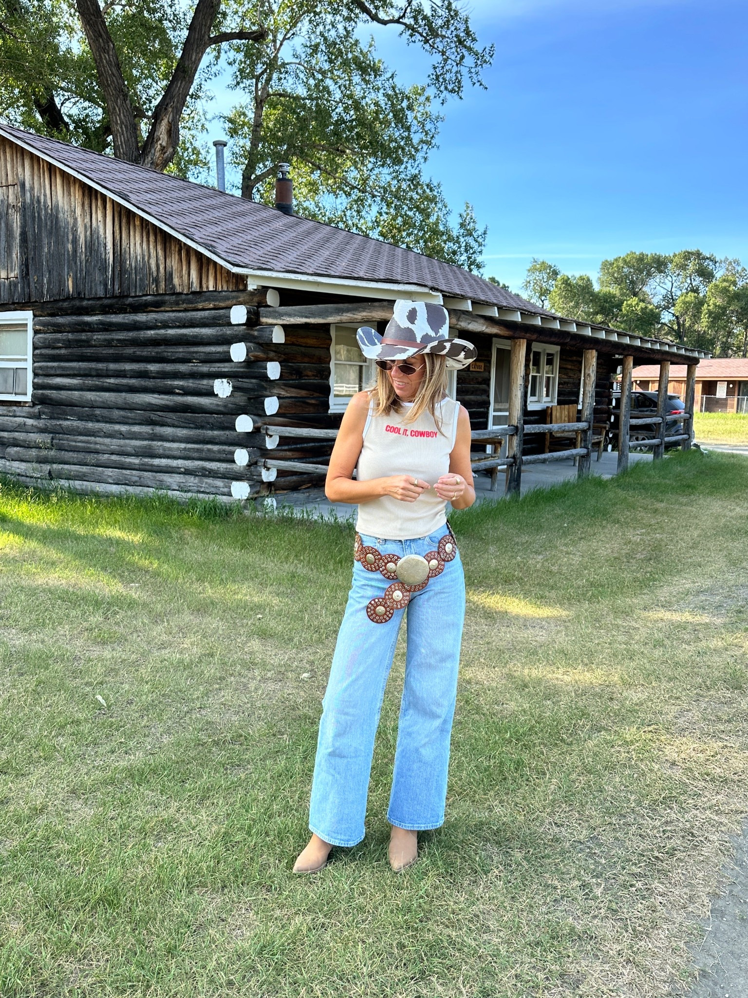 Montana Ranch style outfit
Target top size xs
Denim linked similar 


#LTKStyleTip #LTKSaleAlert #LTKFindsUnder50