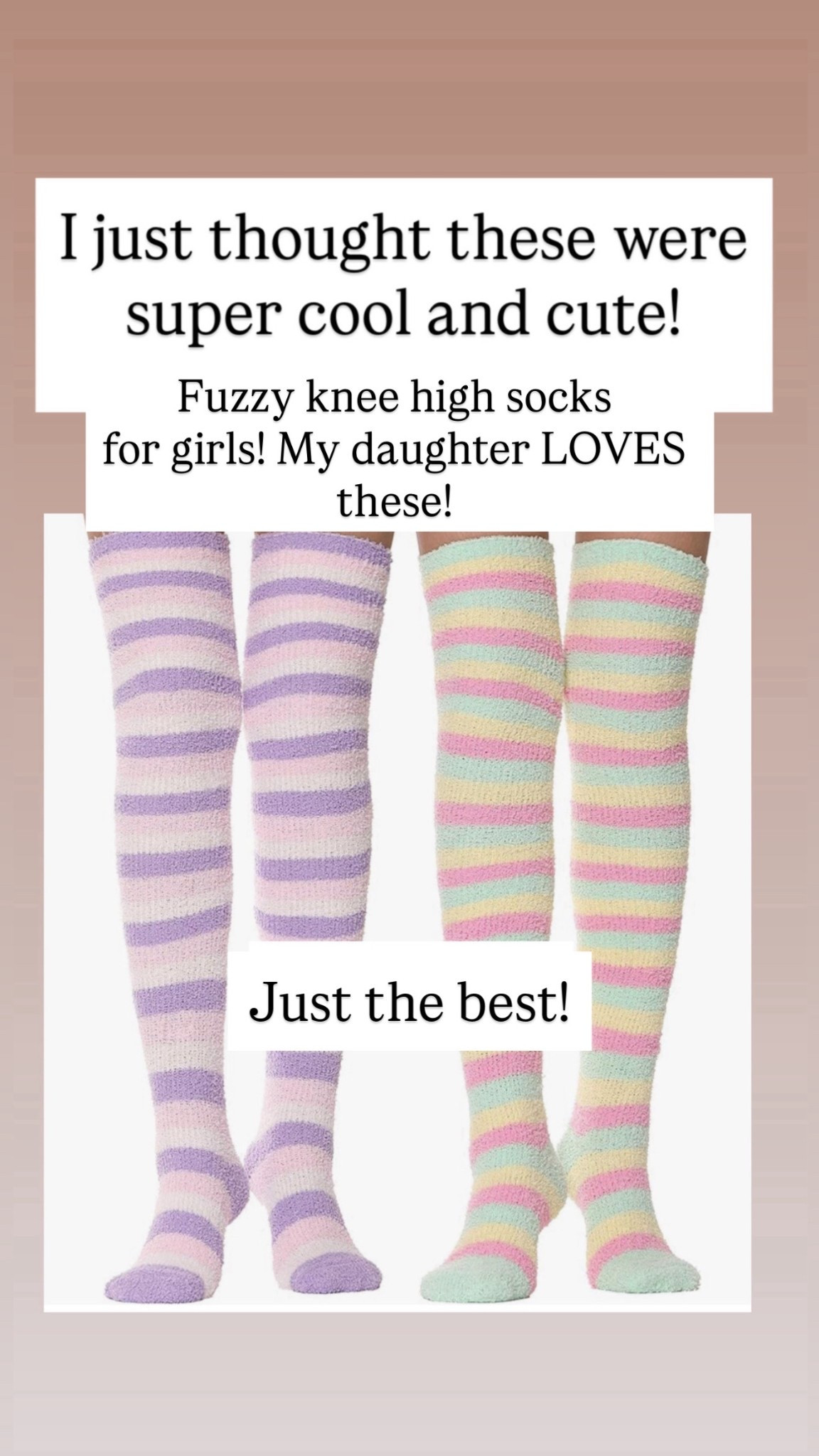 My daughter is gonna go crazy over these knee length fuzzy socks!

#LTKKids