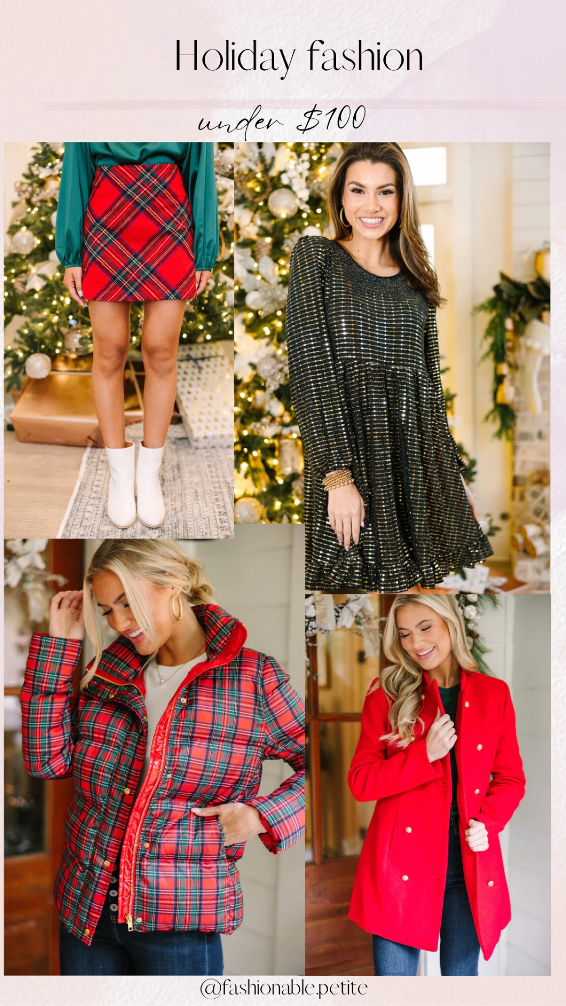 It's All Possible Red Tartan Plaid Babydoll Dress – Shop the Mint