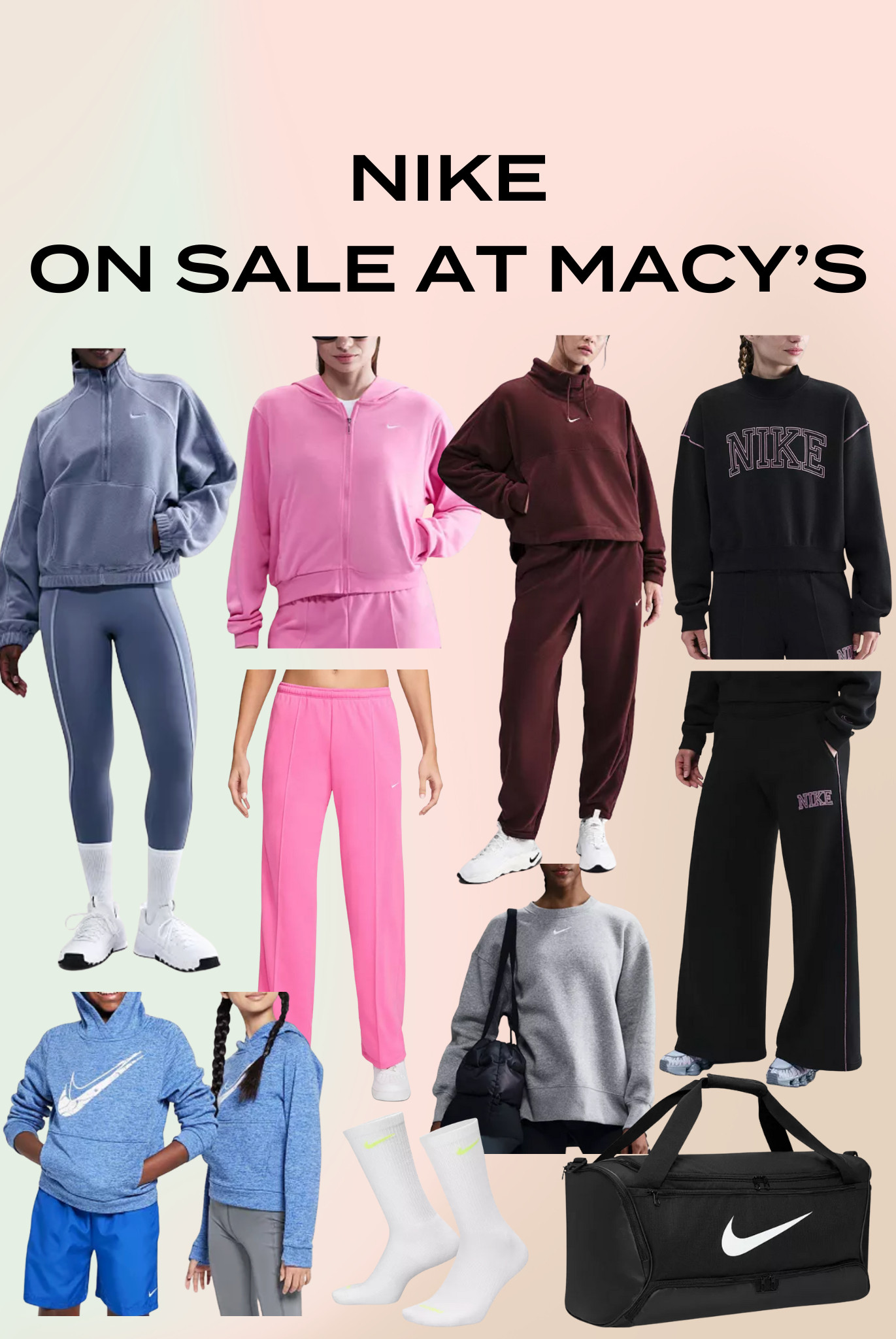 Nike on sale at Macy's! 

 

#LTKootd #LTKSaleAlert #LTKKids