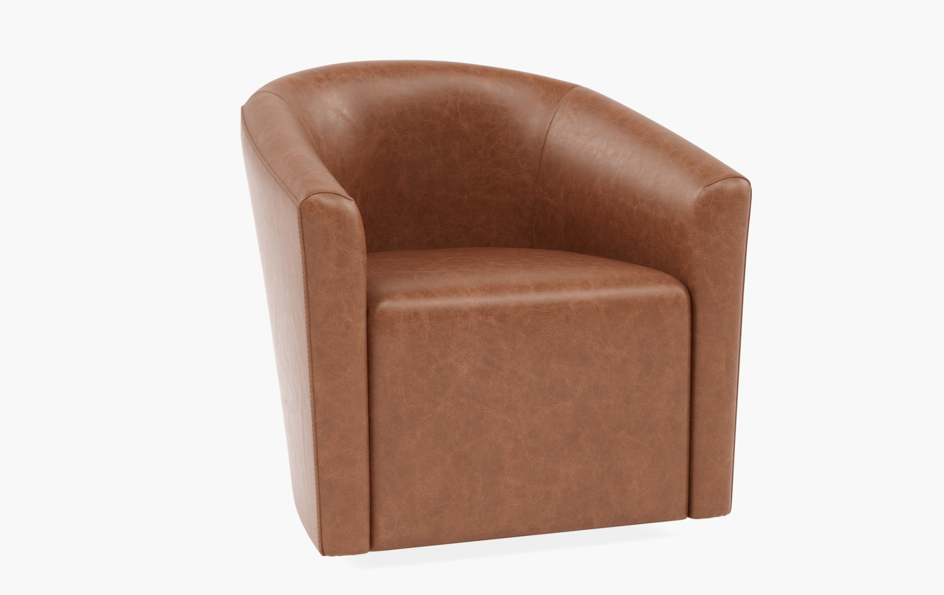 Lawson Leather Swivel Chair | Interior Define