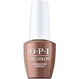 OPI GelColor, Espresso Your Inner Self, Brown Gel Nail Polish, Downtown LA Collection, 0.5 fl. oz. | Amazon (US)