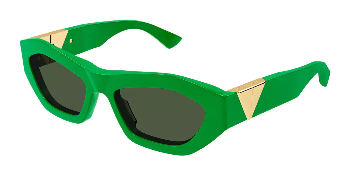 Bottega Veneta BV1221S 003 Women’s Sunglasses Green Size 54 | SmartBuyGlasses Global