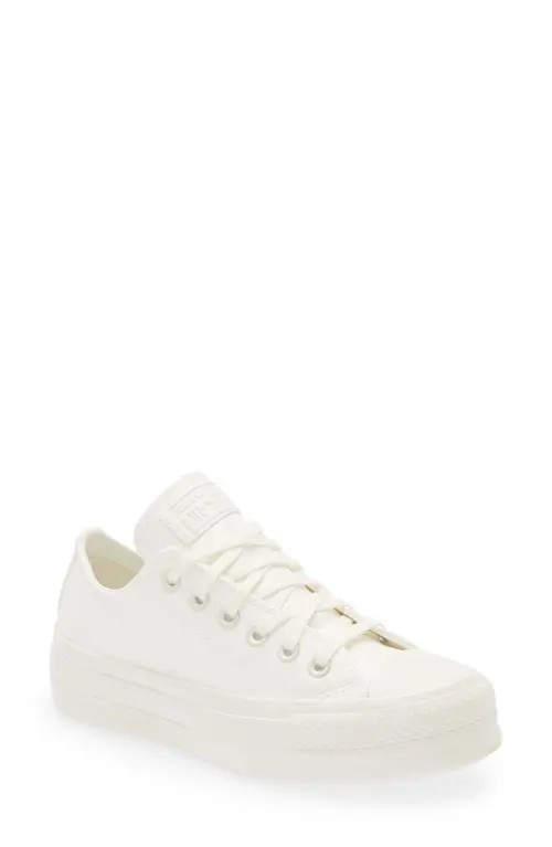 Converse Chuck Taylor® All Star® Lift Low Top Sneaker in Vintage White at Nordstrom, Size 10 | Nordstrom