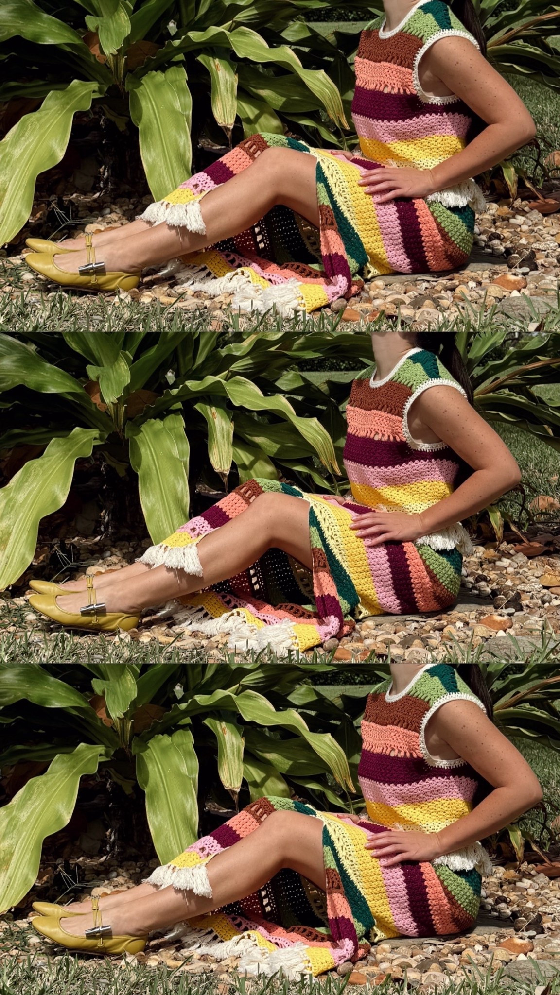 Easter egg inspired crochet knit set from Marie Oliver  

#LTKootd