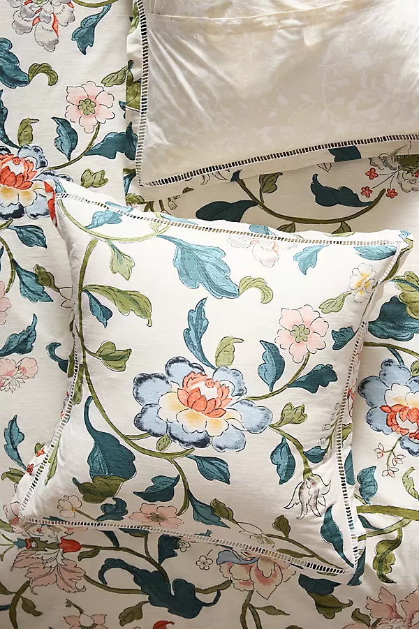 Hattie Cotton Slub Euro Sham | Anthropologie (US)