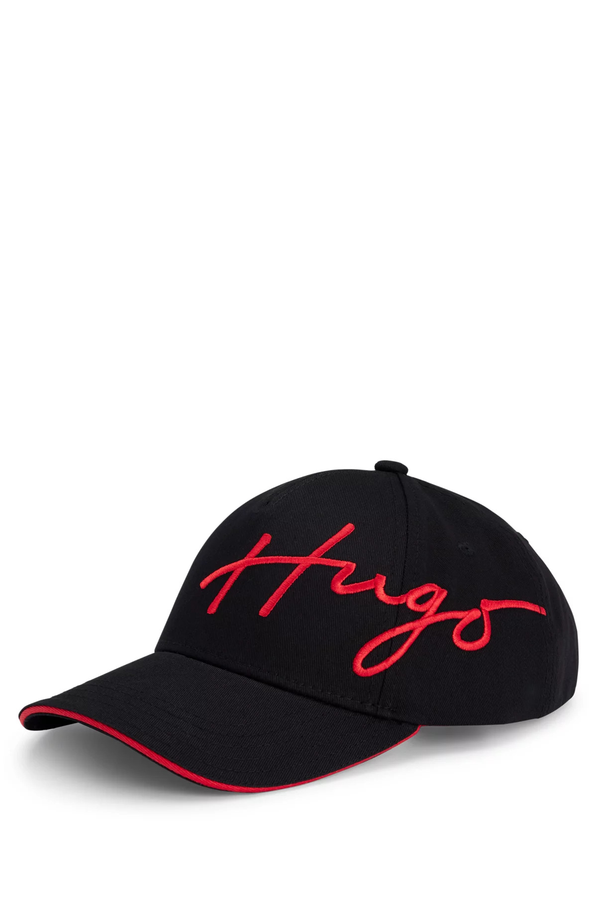 Casquette en twill de coton à logo manuscrit brodé | Hugo Boss FR