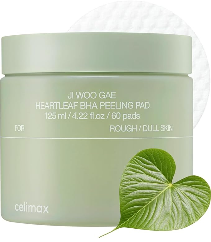 celimax Ji.Woo.Gae Heartleaf BHA Peeling Pad | with Heartleaf Extract, Exfoliating Toner Pads, Fa... | Amazon (US)