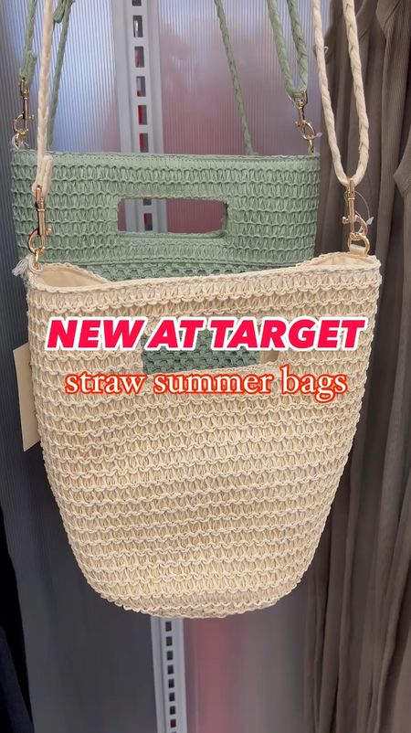 Straw Handbags at Target 🎯



#LTKStyleTip #LTKItBag #LTKSaleAlert