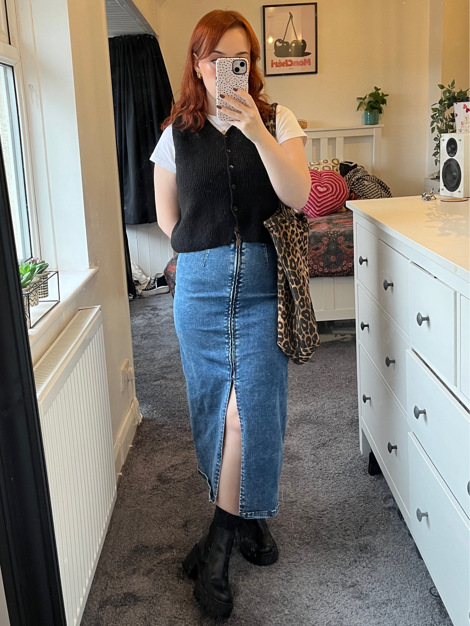 Wearing this skirt backwards is a complete game changer 🤩 

(Bag and waistcoat are from Vinted!) 

#LTKoutfit 

#LTKstyletip #LTKuk
