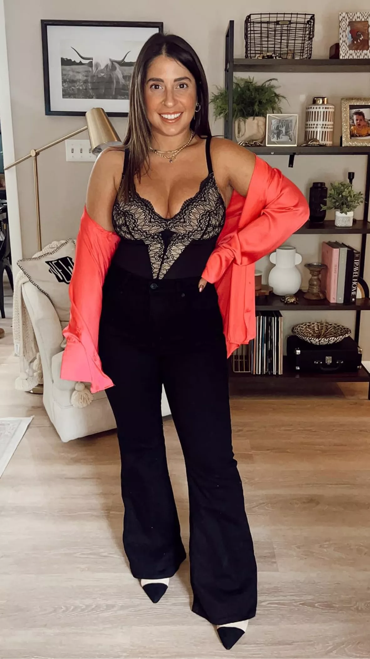 Day 7 of plus size winter fits 🖤🖤 such a good night out/dinner outfi