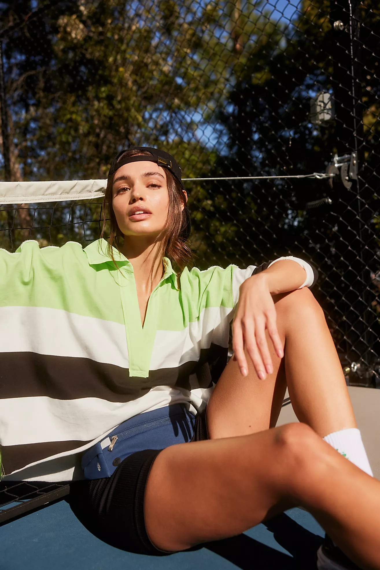 Prepped Stripe Polo | Free People (Global - UK&FR Excluded)
