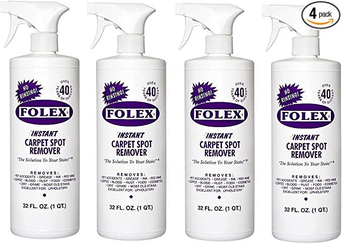 FOLEX Instant Carpet Spot Remover, 32oz Pack of 4 | Amazon (US)