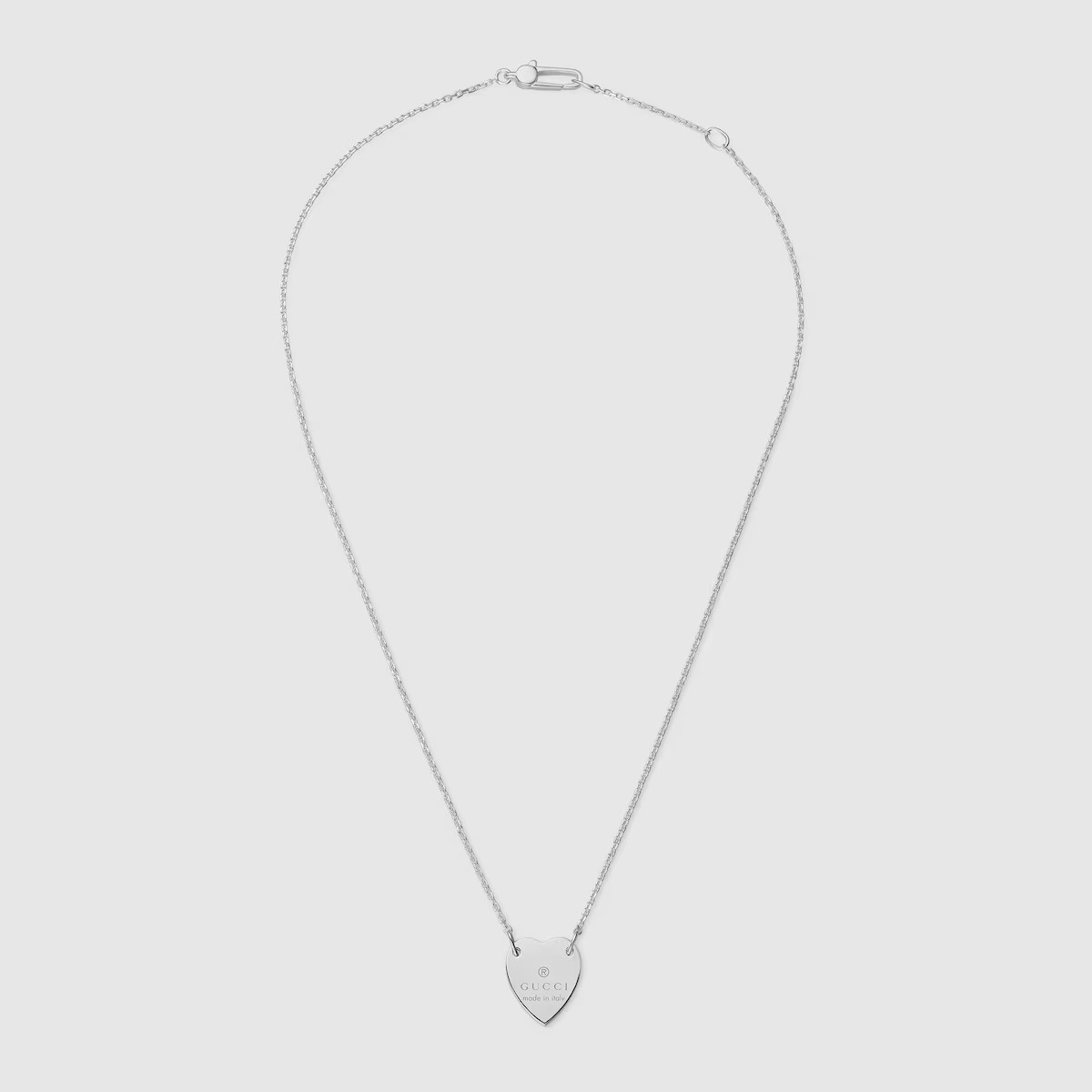 Gucci - Heart necklace with Gucci trademark | Gucci (US)