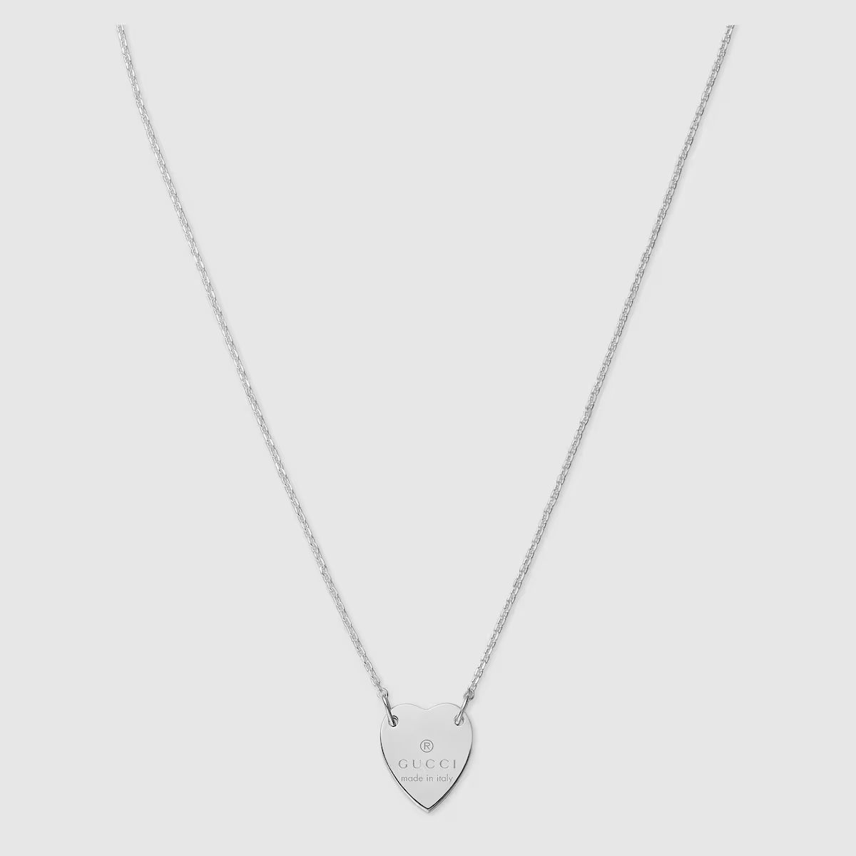 Gucci - Heart necklace with Gucci trademark | Gucci (US)