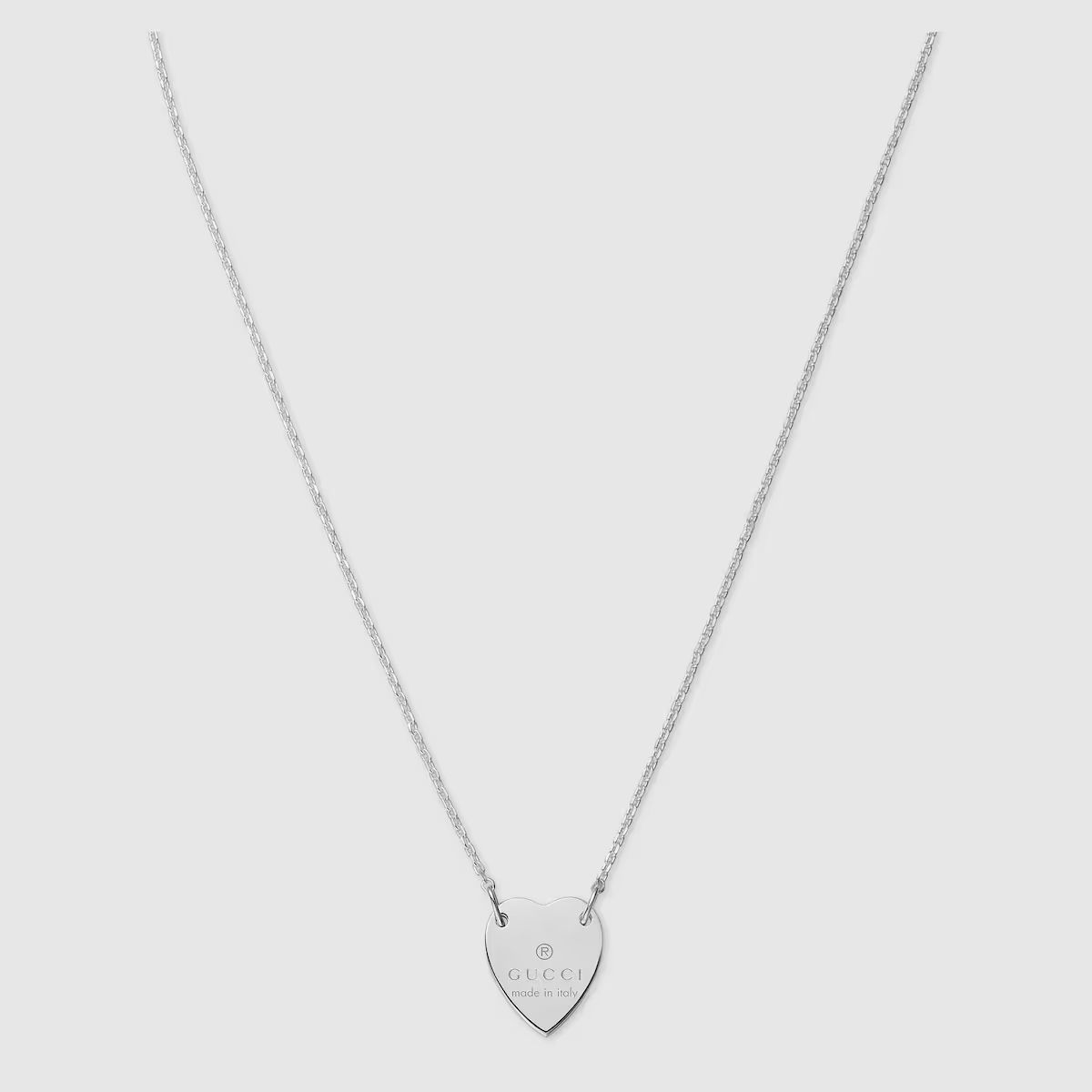 Gucci - Heart necklace with Gucci trademark | Gucci (US)