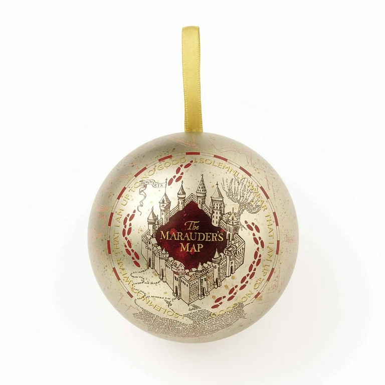 Harry Potter Marauders Map Christmas Gift Holiday Tree Ornament with Pin | Walmart (US)
