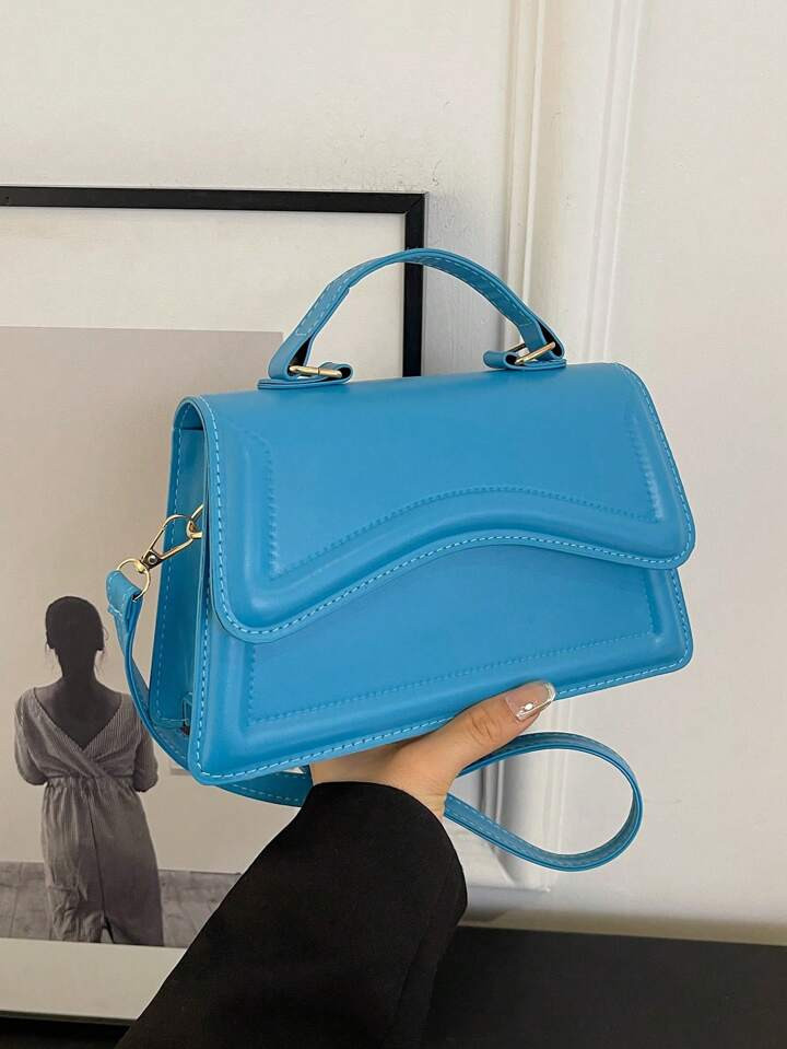 2024 Autumn New Arrival Minimalist Stylish Tote Bag, Retro Fashion Clutch Purse Shoulder Commutin... | SHEIN